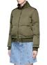 Front View - Click To Enlarge - TOPSHOP - 'Carter' drawstring puffer jacket