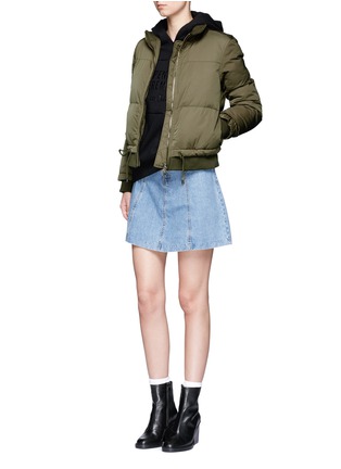 Figure View - Click To Enlarge - TOPSHOP - 'Carter' drawstring puffer jacket
