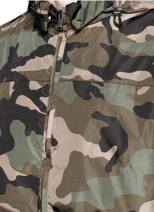 Detail View - Click To Enlarge - VALENTINO GARAVANI - Selvedge camouflage print windbreaker jacket