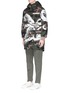 Front View - Click To Enlarge - VALENTINO GARAVANI - Panther camouflage print hooded parka