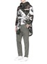 Figure View - Click To Enlarge - VALENTINO GARAVANI - Panther camouflage print hooded parka
