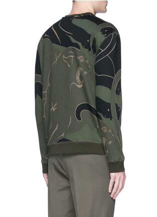 Back View - Click To Enlarge - VALENTINO GARAVANI - Panther camouflage print sweatshirt