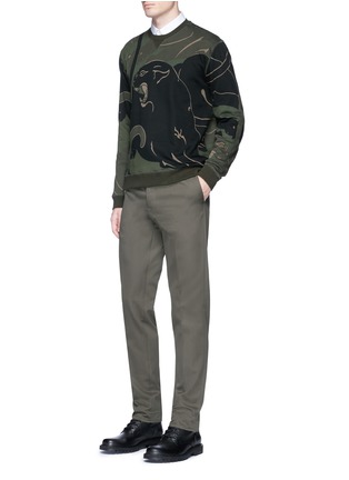 Figure View - Click To Enlarge - VALENTINO GARAVANI - Panther camouflage print sweatshirt