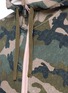 Detail View - Click To Enlarge - VALENTINO GARAVANI - Selvedge trim camouflage print zip hoodie