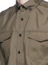 Detail View - Click To Enlarge - VALENTINO GARAVANI - Shoulder and sleeve epaulette silk shirt