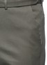 Detail View - Click To Enlarge - VALENTINO GARAVANI - Detachable belt cotton twill pants