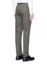 Back View - Click To Enlarge - VALENTINO GARAVANI - Detachable belt cotton twill pants