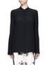 Main View - Click To Enlarge - STELLA MCCARTNEY - 'Arielle' pleated sleeve silk shirt