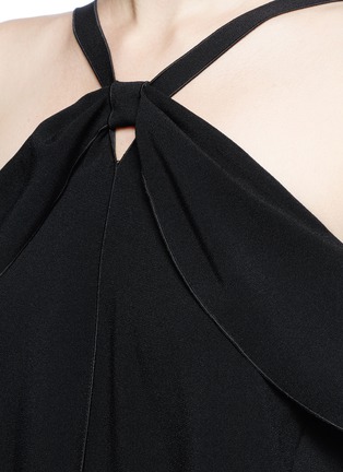 Detail View - Click To Enlarge - PROENZA SCHOULER - Off-shoulder satin back crepe blouse