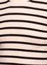 Detail View - Click To Enlarge - MO&CO. EDITION 10 - Stripe high low hem sweater