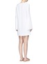 Back View - Click To Enlarge - STELLA MCCARTNEY - Pleated cuff cady dress