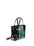 Detail View - Click To Enlarge - TORY BURCH - 'Vilette' Floral patent leather small zip tote