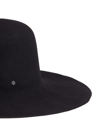 Detail View - Click To Enlarge - MAISON MICHEL - 'Trent' rabbit furfelt capeline hat