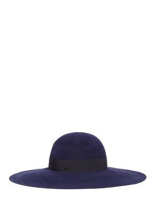 Figure View - Click To Enlarge - MAISON MICHEL - 'Blanche' rabbit furfelt capeline hat