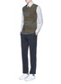 Figure View - Click To Enlarge - COMME DES GARÇONS HOMME - Garment dyed Cavalry twill pants