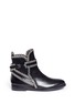 Main View - Click To Enlarge - ALAÏA - 'Platef' eyelet leather Chelsea boots