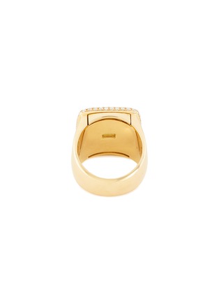 Figure View - Click To Enlarge - FRED - 'Pain de Sucre' diamond 18k yellow gold large signet ring