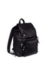 Front View - Click To Enlarge - LANVIN - Natural grain leather backpack