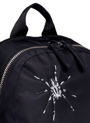 Detail View - Click To Enlarge - LANVIN - Spider embroidery nylon backpack