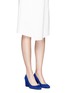 Figure View - Click To Enlarge - STUART WEITZMAN - 'Mary' suede pumps