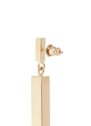 Detail View - Click To Enlarge - CHLOÉ - 'Darcey' Swarovski pearl bar drop earrings