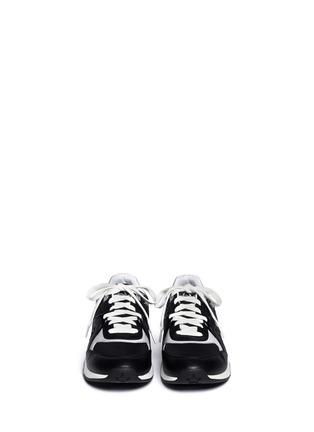 Figure View - Click To Enlarge - ASH - 'Hip Bis' reflective trim leather sneakers