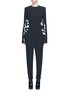 Main View - Click To Enlarge - HAIDER ACKERMANN - Cutout ruffle side jumpsuit