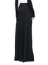 Back View - Click To Enlarge - HAIDER ACKERMANN - Cutout leg cady crepe maxi skirt