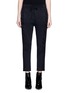 Main View - Click To Enlarge - HAIDER ACKERMANN - 'Duplessis' grosgrain trim French terry jogging pants