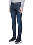 Front View - Click To Enlarge - RAG & BONE - 'Fit 1' dark wash skinny jeans