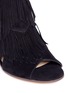 Detail View - Click To Enlarge - SAM EDELMAN - 'Elaine' fringe suede peep toe sandals