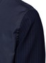 Detail View - Click To Enlarge - MARNI - Layered pinstripe sleeve cotton shirt