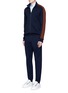 Figure View - Click To Enlarge - MARNI - Contrast sleeve track jacket