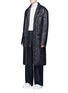 Figure View - Click To Enlarge - MAISON MARGIELA - Wide leg wool-mohair twill pants