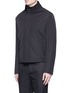 Front View - Click To Enlarge - MAISON MARGIELA - High neck puffer jacket