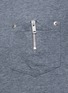Detail View - Click To Enlarge - MAISON MARGIELA - Zip chest pocket T-shirt