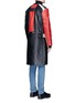 Back View - Click To Enlarge - MAISON MARGIELA - Deconstructed leather biker coat