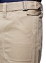 Detail View - Click To Enlarge - MAISON MARGIELA - Belted stirrup twill cargo pants