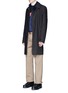 Figure View - Click To Enlarge - MAISON MARGIELA - Belted stirrup twill cargo pants
