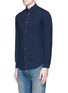 Front View - Click To Enlarge - MAISON MARGIELA - Garment dyed cotton shirt