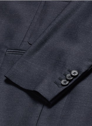 Detail View - Click To Enlarge - MAISON MARGIELA - Patch pocket wool blazer