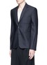 Front View - Click To Enlarge - MAISON MARGIELA - Patch pocket wool blazer
