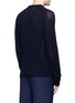 Back View - Click To Enlarge - MAISON MARGIELA - Wool mixed gauge knit sweater