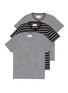 Figure View - Click To Enlarge - MAISON MARGIELA - Stripe cotton T-shirt three-pack