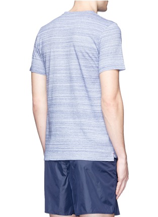 Back View - Click To Enlarge - ORLEBAR BROWN - 'Sammy II' fine stripe T-shirt