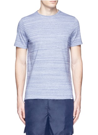 Main View - Click To Enlarge - ORLEBAR BROWN - 'Sammy II' fine stripe T-shirt