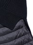 Detail View - Click To Enlarge - MONCLER - 'ABITO' WOOL-CASHMERE PADDED DOWN SWEATER DRESS