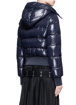 Back View - Click To Enlarge - MONCLER - 'SOTIRIA' CROPPED PUFFER DOWN JACKET