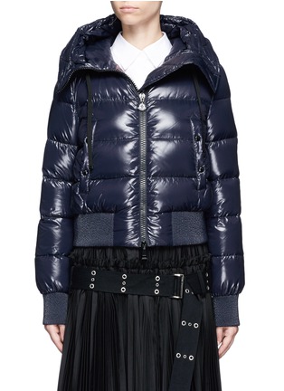 Main View - Click To Enlarge - MONCLER - 'SOTIRIA' CROPPED PUFFER DOWN JACKET