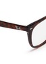 Detail View - Click To Enlarge - RAY-BAN - 'RX5305' tortoiseshell square optical glasses